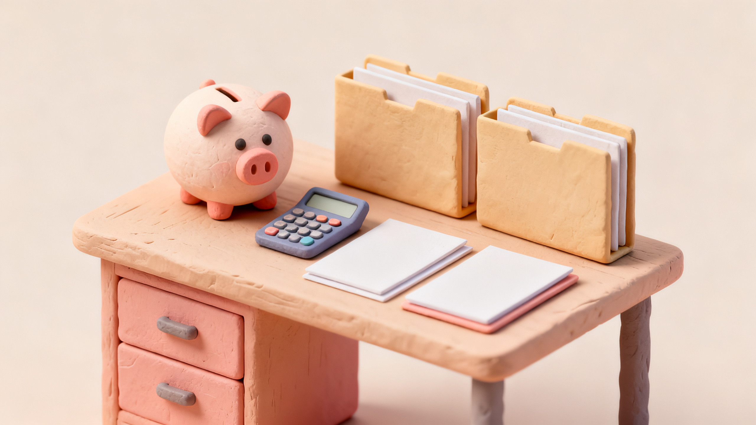 Clay diorama illustrating Balance Transfer Fee Math Before You Move Debt