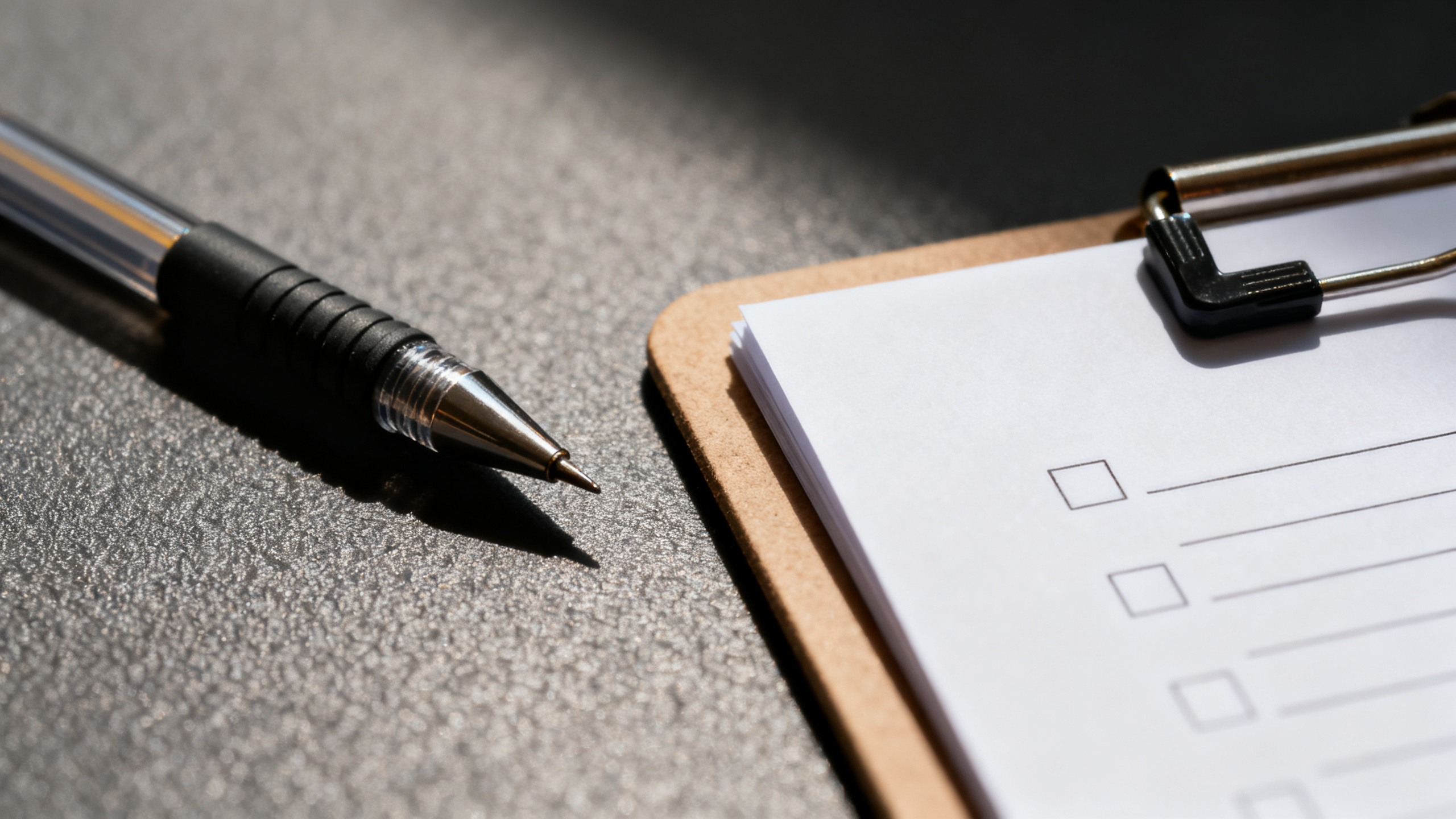 Still-life detail for Declining Desk CDW  A Checklist If Your Card May Cover