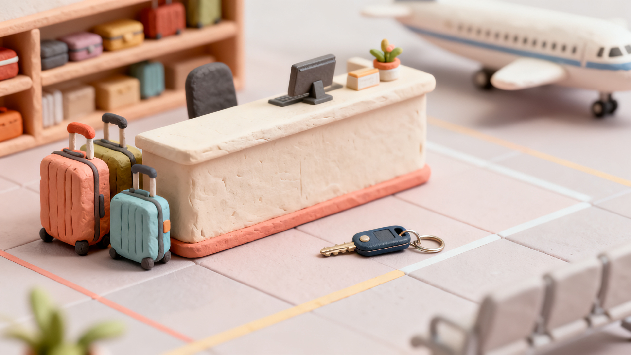 Clay diorama illustrating Hitting a Signup Bonus Without Overspending
