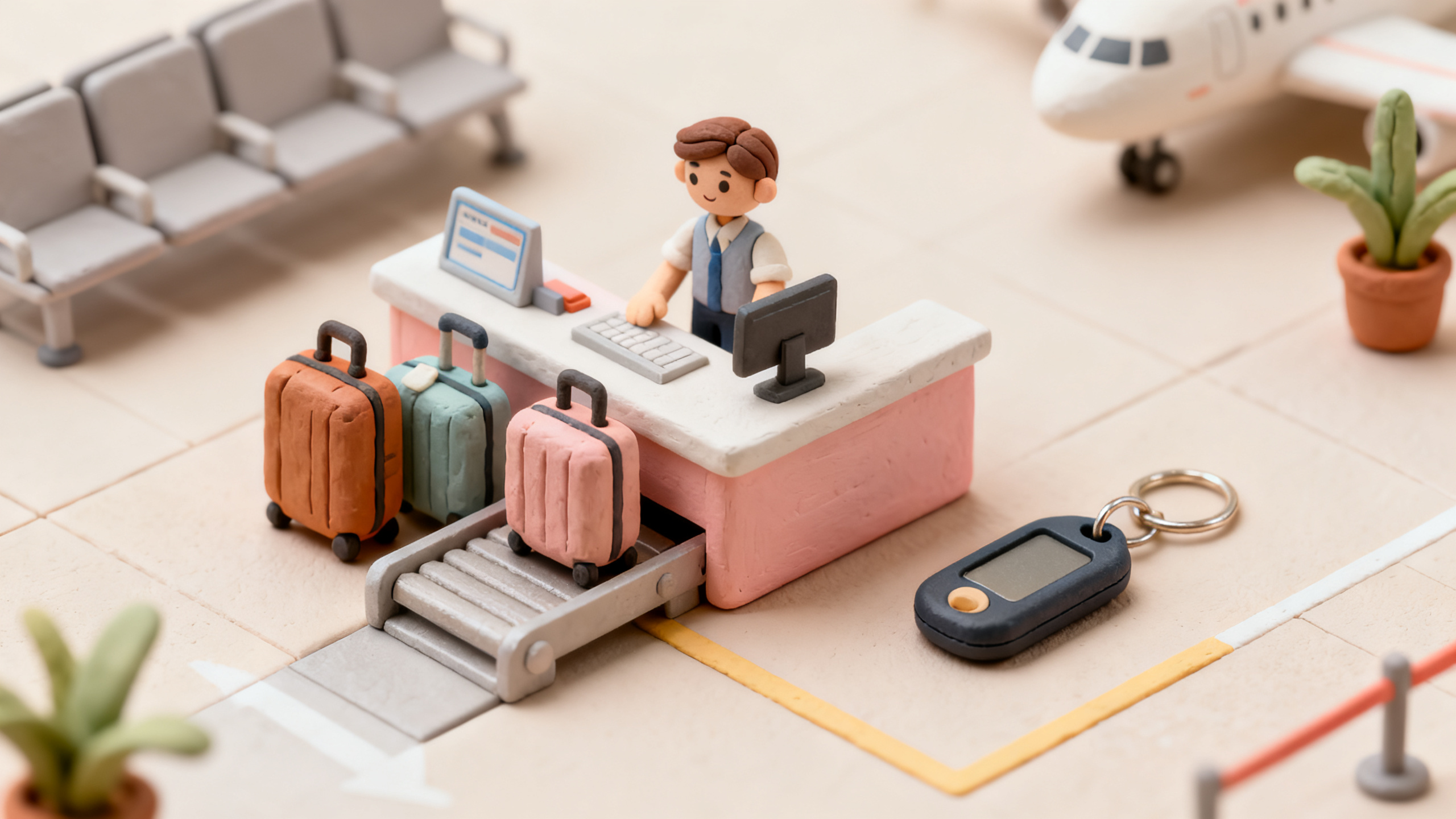 Clay diorama illustrating Chip and Contactless Security Habits That Matter