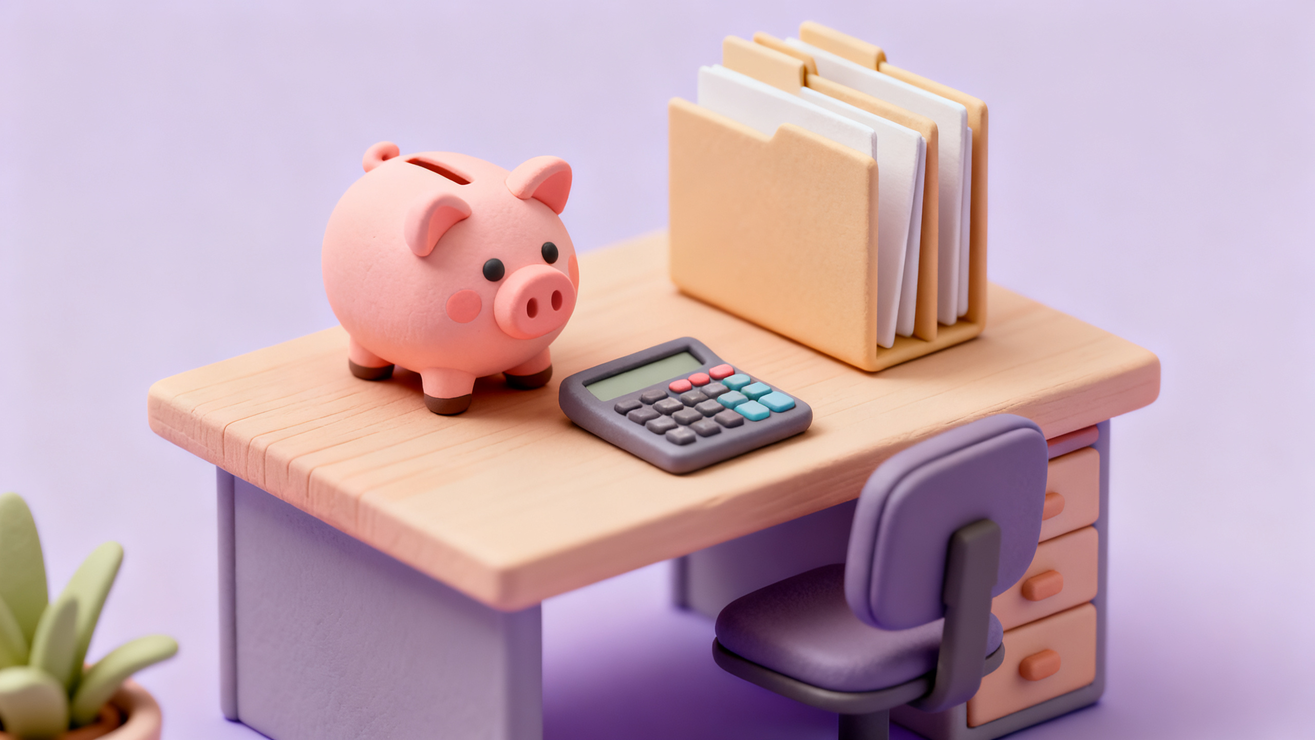 Clay diorama illustrating Choosing a Card When Your Income Is Irregular
